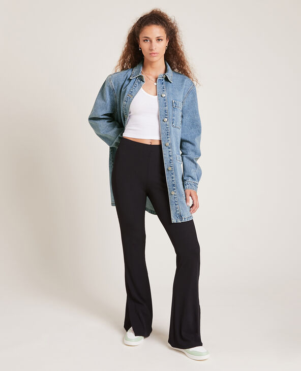 Veste longue en jean bleu clair - Pimkie