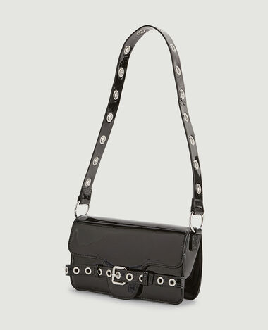 Sac verni avec oeillets métalliques noir - Pimkie