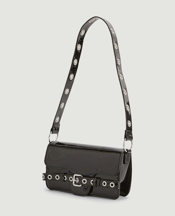 Sac verni avec oeillets métalliques noir - Pimkie