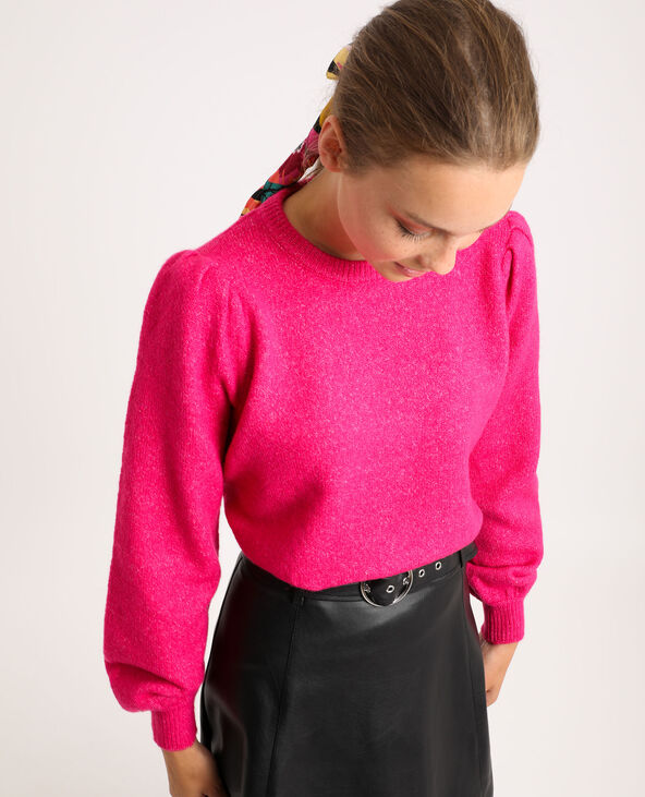 Pull manches bouffantes rose - Pimkie