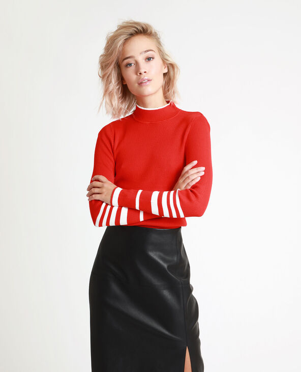 Pull moulant rouge - Pimkie