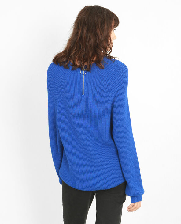 Pull hot sale bleu dur