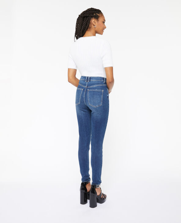 Jean skinny taille haute bleu marine - Pimkie