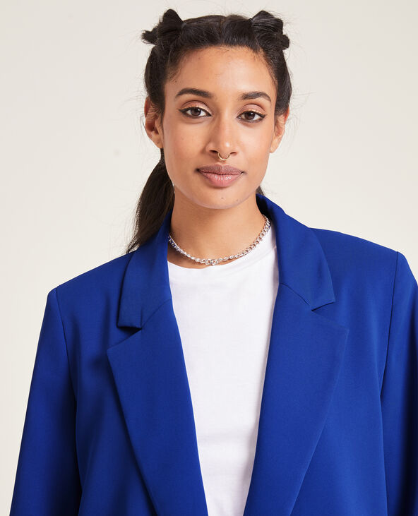 Veste blazer oversize bleu - Pimkie