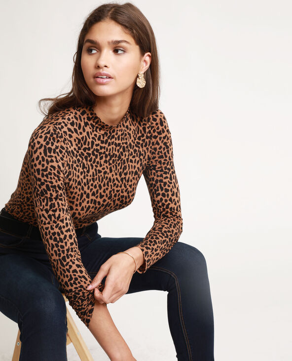 T-shirt léopard marron - Pimkie