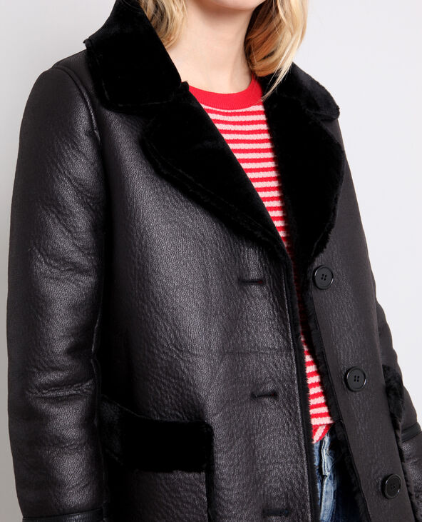 Manteau imitation mouton