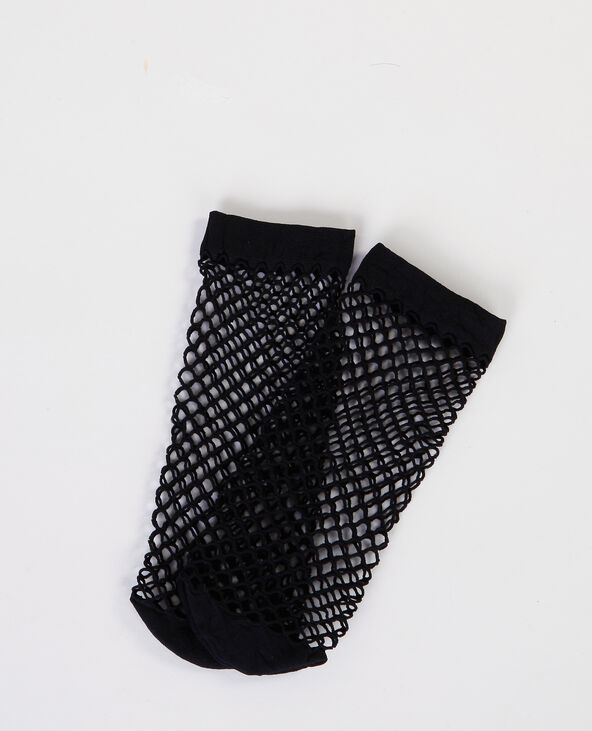 Chaussettes résille noir - Pimkie