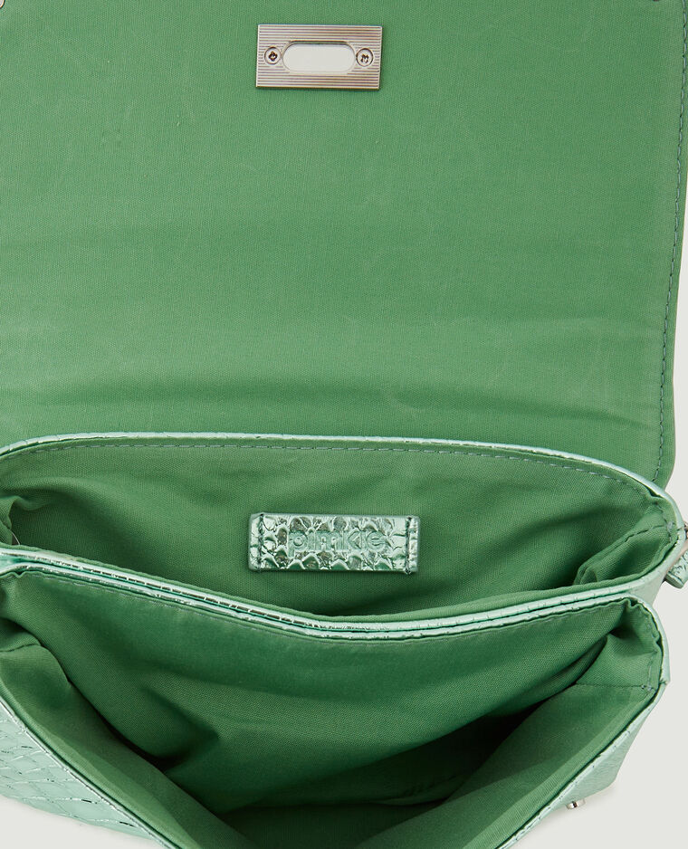 Sac pochette avec chaine vert anis - Pimkie