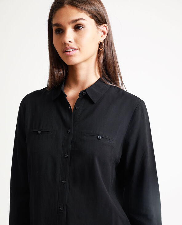 Chemise boutonnée noir - Pimkie