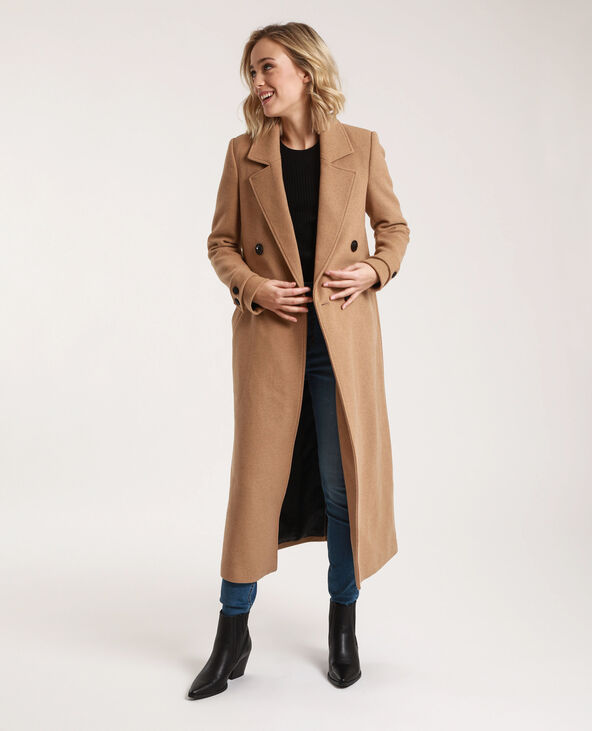 Long outlet manteau laine