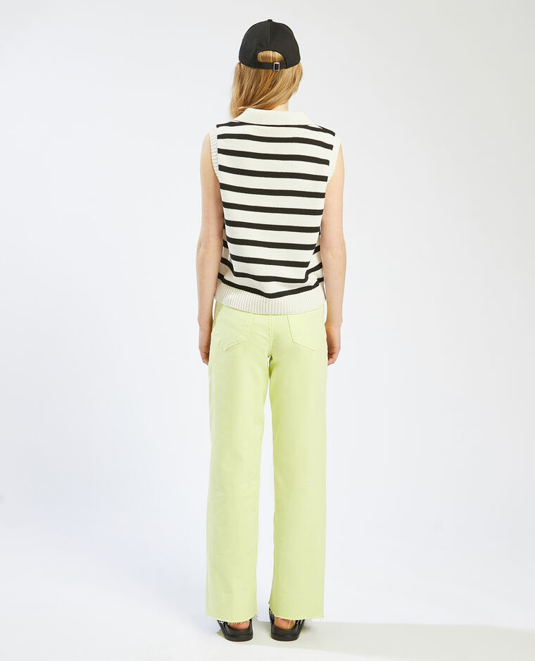 Pull sans manches avec col blanc - Pimkie
