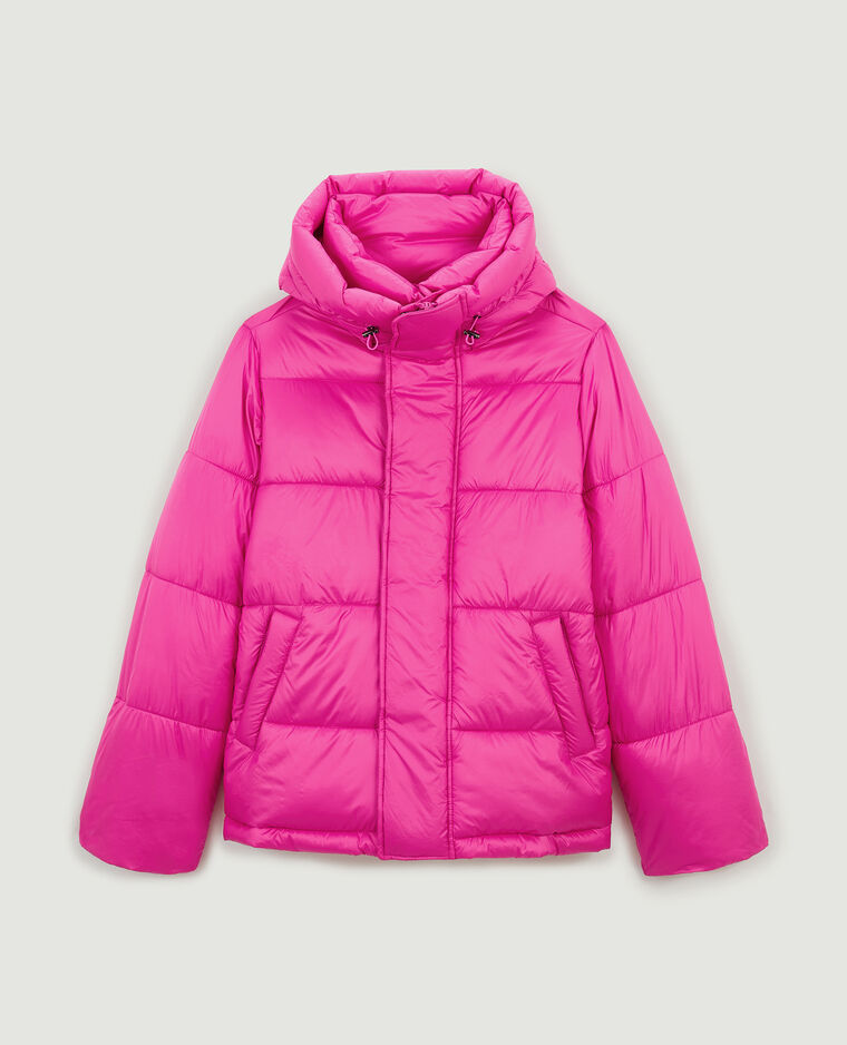 Doudoune à capuche rose - Pimkie