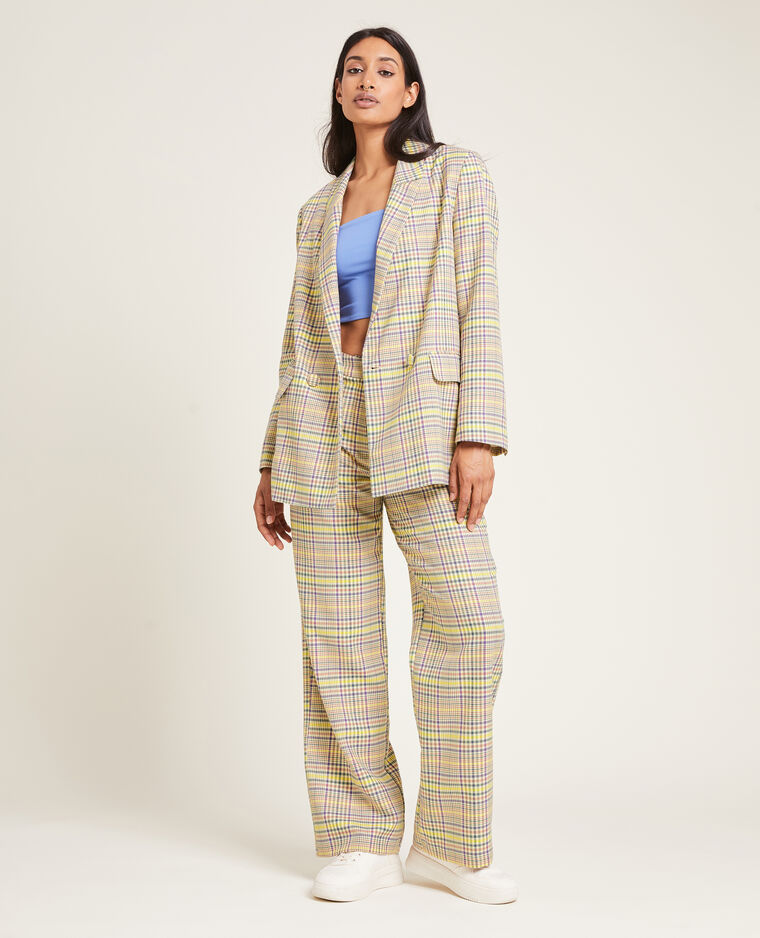 Pantalon large et droit jaune - Pimkie