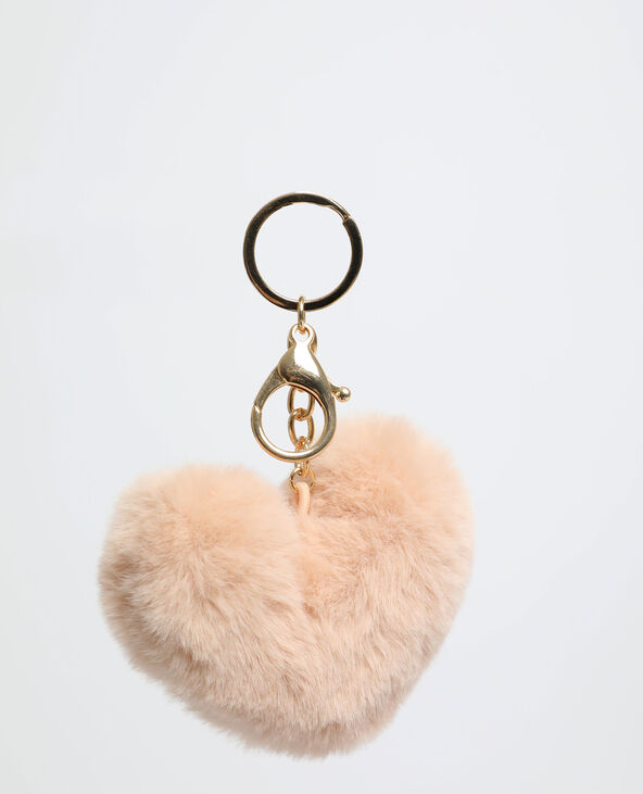 Porte-clés cœur rose clair - Pimkie