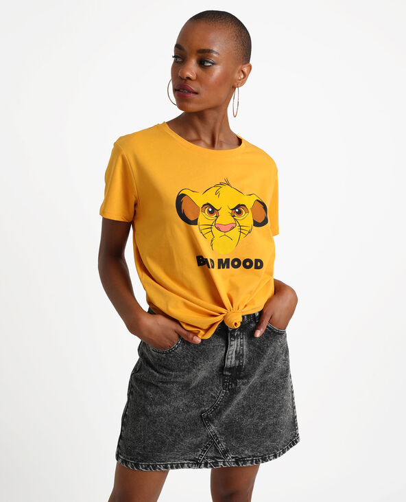 T-shirt Le Roi Lion jaune ocre - Pimkie