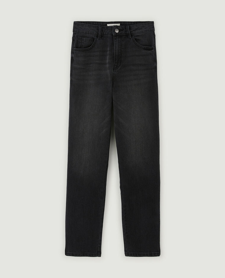 Jean droit stretch noir - Pimkie