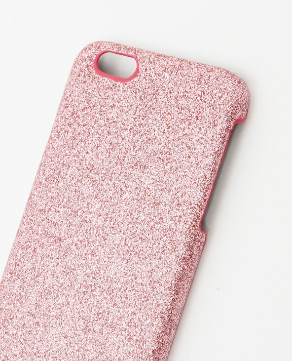 Coque glitter compatible Iphone 6/6S rose clair - Pimkie