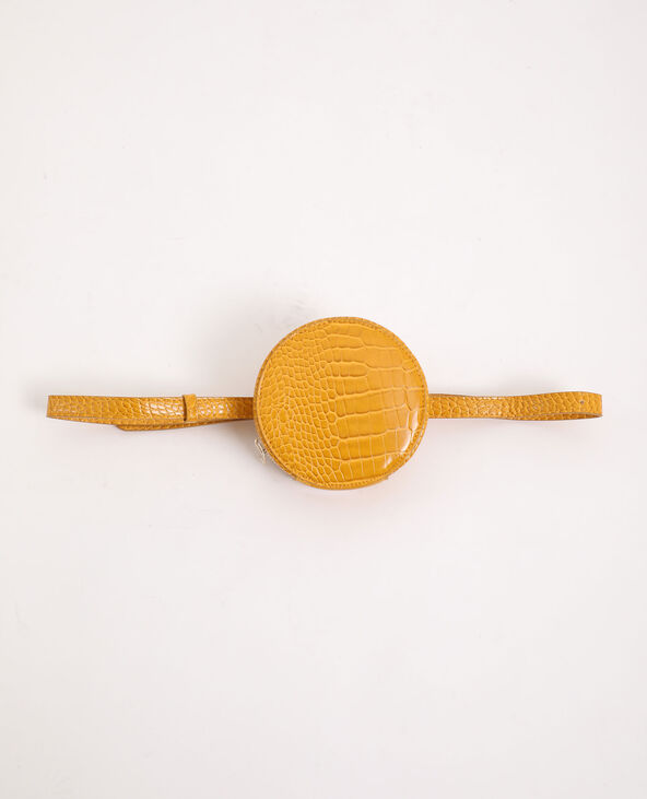 Pochette ronde avec ceinture orange - Pimkie