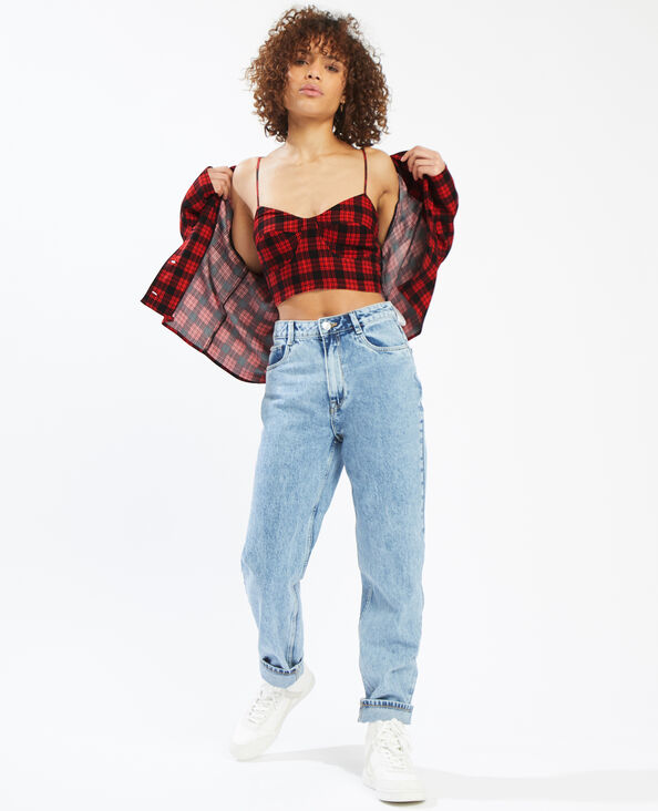 Chemise cropped rouille - Pimkie
