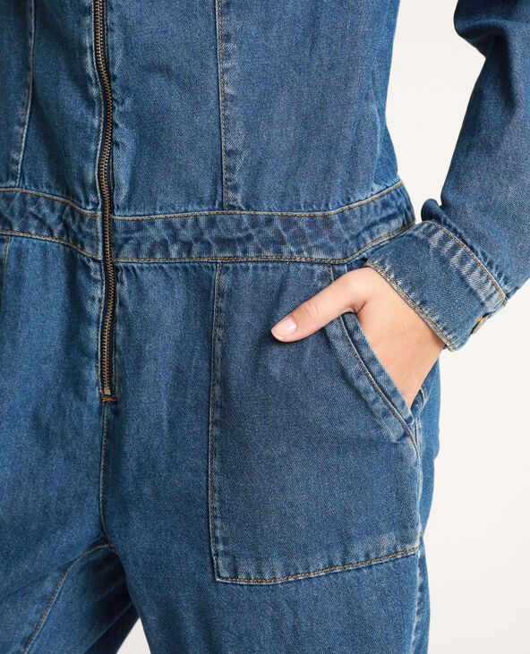 Combi-pantalon en jean bleu - Pimkie