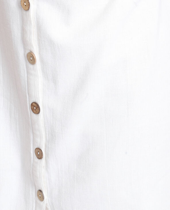 Robe boutonnée blanc - Pimkie