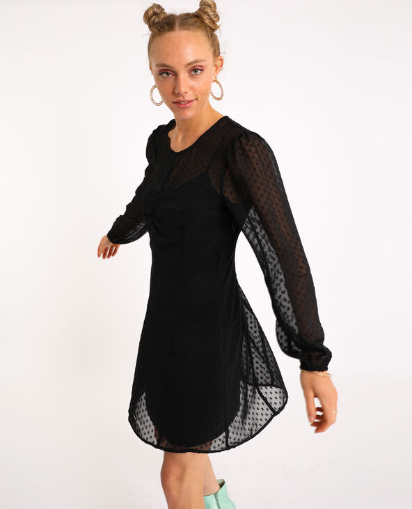 Pimkie robe plumetis top