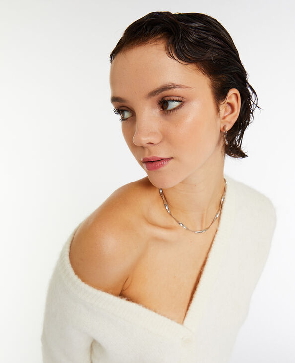 Gilet en maille douce et chaude écru - Pimkie