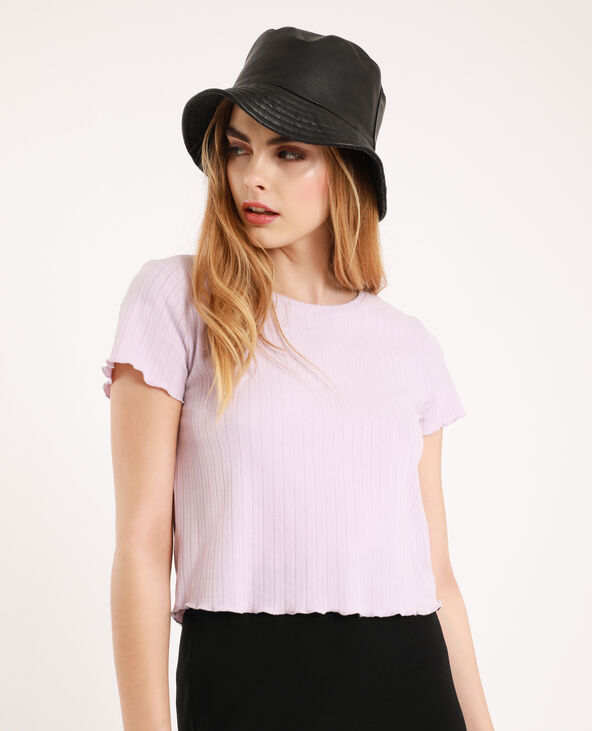 T-shirt cropped lilas - Pimkie