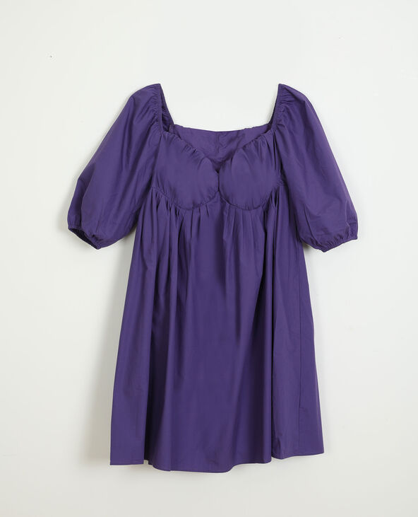 Robe trapèze violet - Pimkie