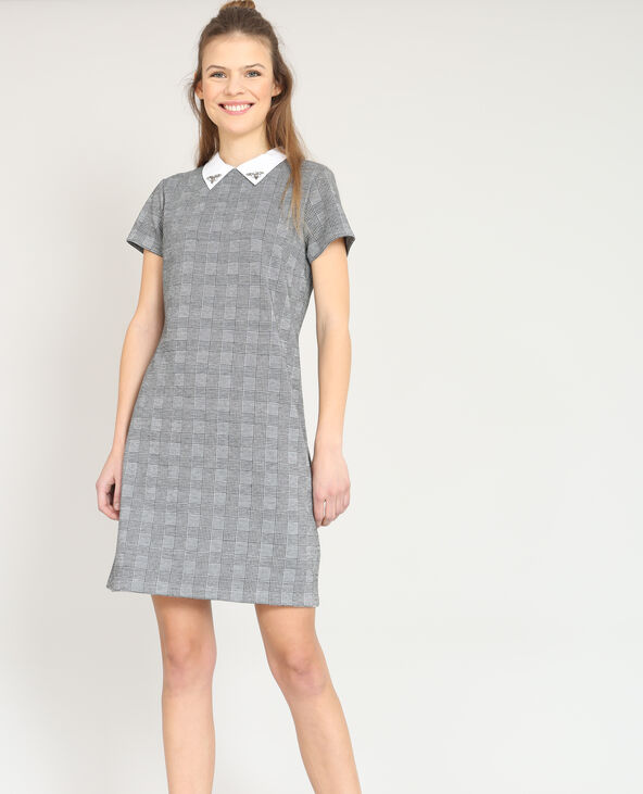 Robe à shop col claudine