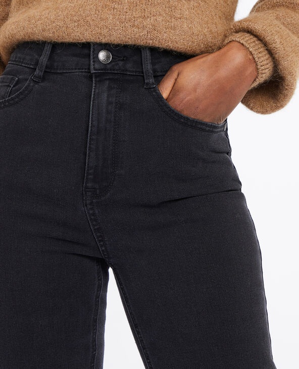 Jean mom slim taille haute noir - Pimkie