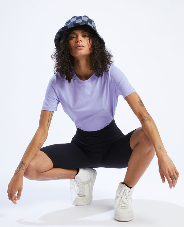 T-shirt basique col rond violet - Pimkie