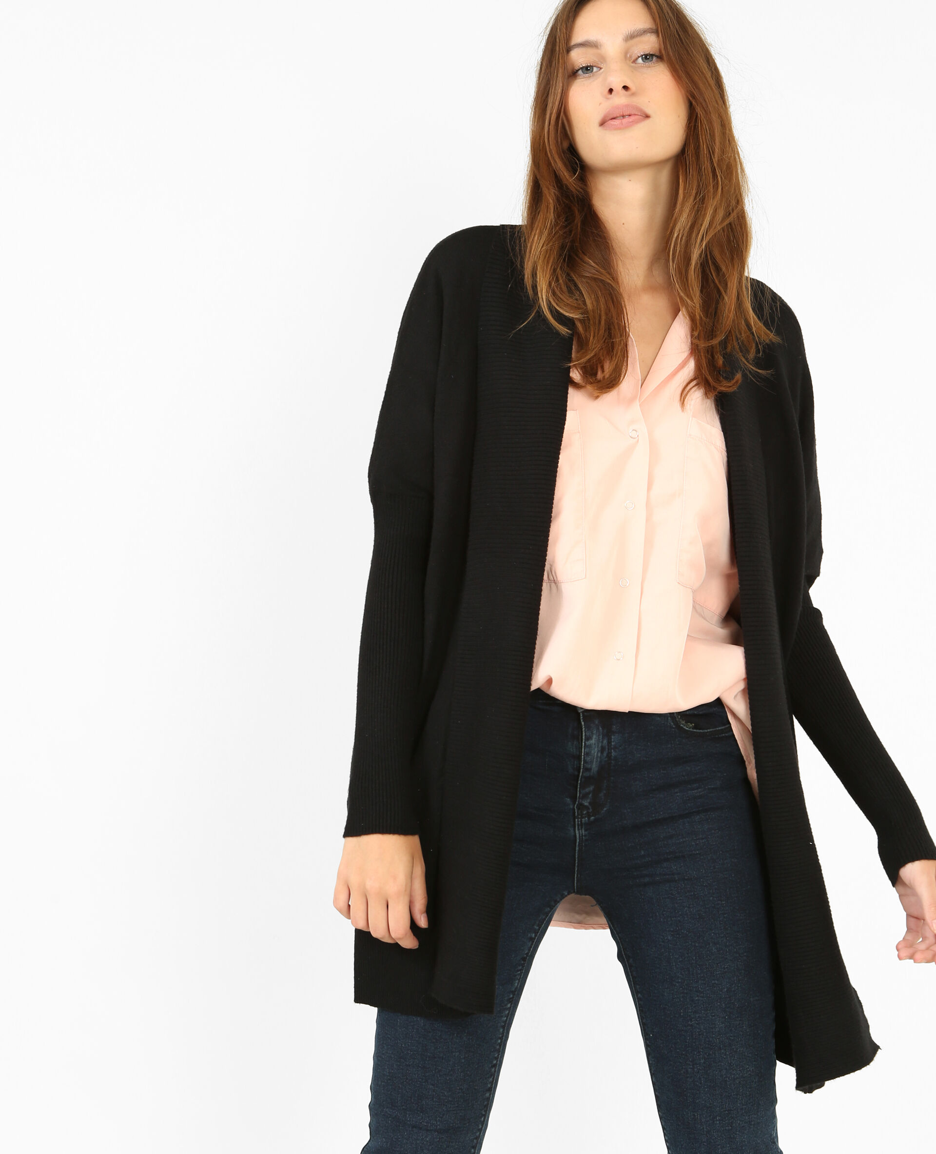 lange blazer zwart