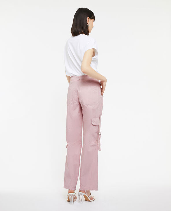 Pantalon cargo en toile légère lilas - Pimkie
