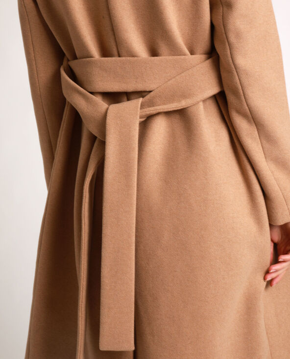 Manteau femme best sale camel cintré