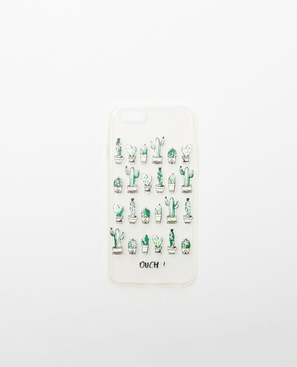Coque compatible iPhone 6 cactus vert - Pimkie