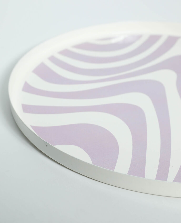Plateau zébré violet - Pimkie