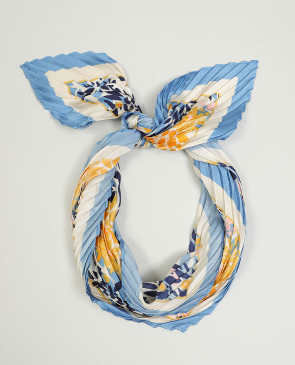 Foulard fleuri bleu - Pimkie