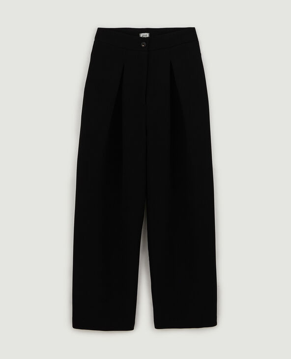 Pantalon habillé à pinces noir - Pimkie