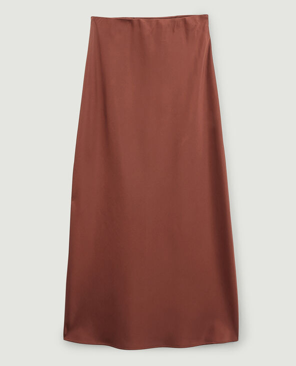 Jupe en satin longue shop