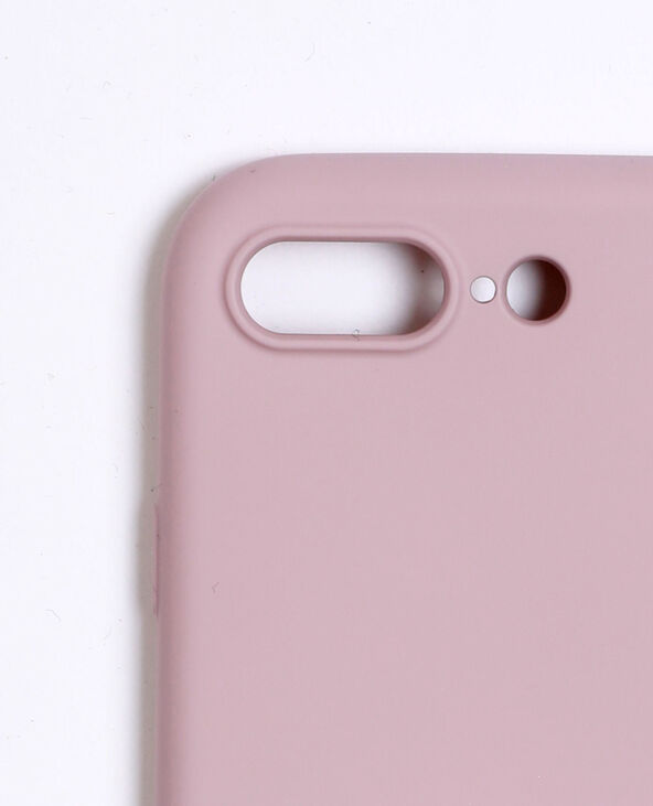 Coque compatible iPhone 7/8+ rose clair - Pimkie