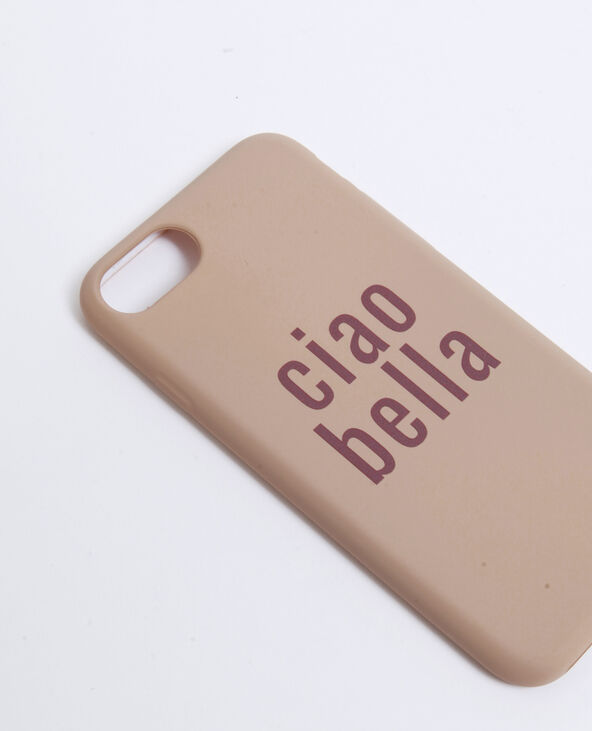 Coque compatible iPhone Ciao Bella rose clair - Pimkie