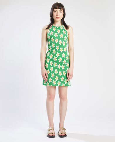 Robe dos nu en maille vert - Pimkie