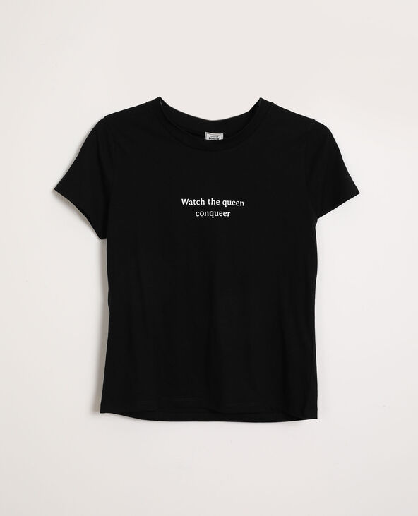 T-shirt basique noir - Pimkie