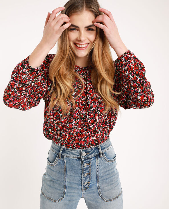 Blouse à hot sale fleurs