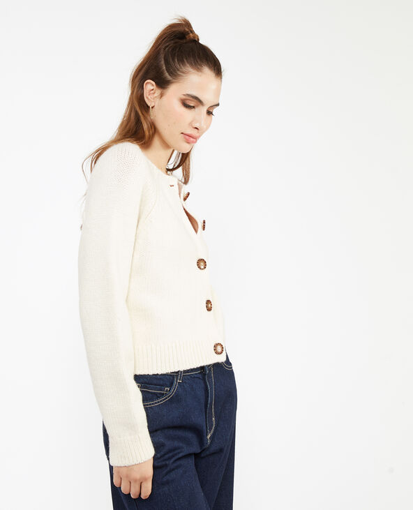 Gilet femme avec boutons sales
