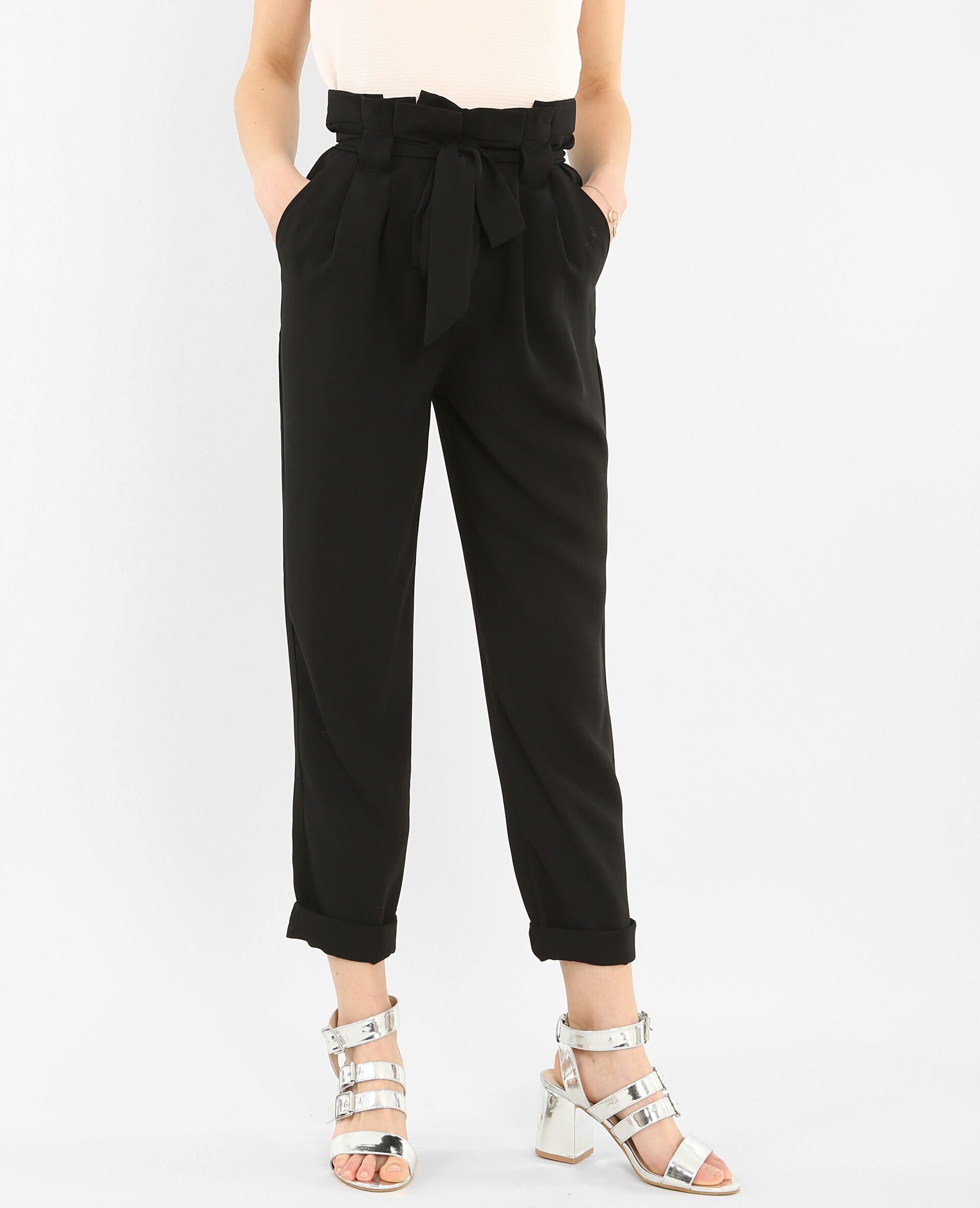 pantalon fluide noir