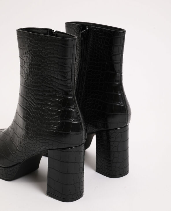 Boots plateforme noir - Pimkie