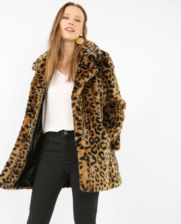 Manteau de leopard store