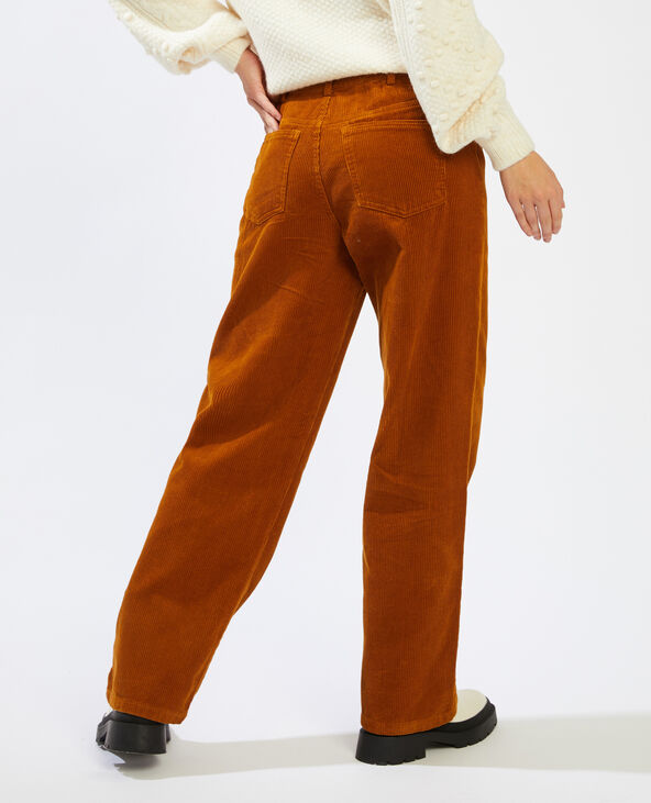 Pantalon velours marron - Pimkie
